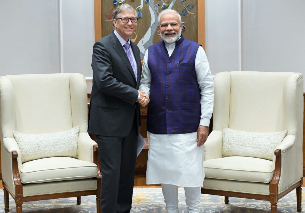 Bill-gates-and-Narendra-modi