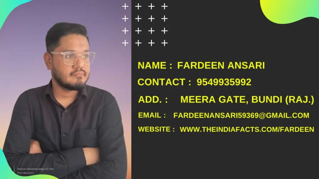 Fardeen Ansari | 9549935992