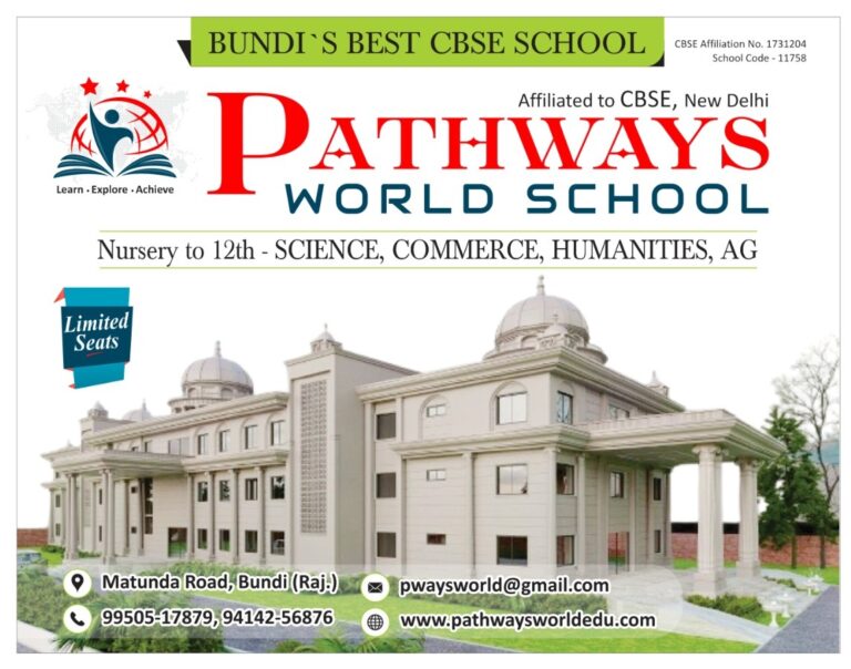 Best School In Bundi | Pathways World School