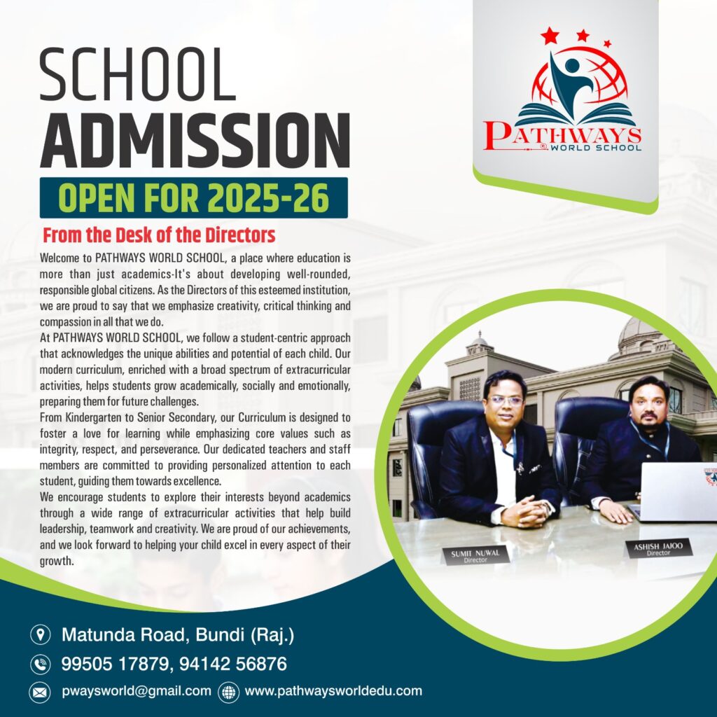 Best School In Bundi | Pathways World School
